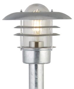 Searchlight Φωτιστικό διαδρομής X Conrad, ασημί, IP44, ύψος 51 cm, ατσάλι, ρυθμιζόμενος, Μεταλλικό, Μέταλλο