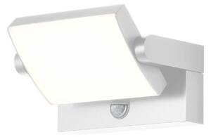 CMD Φωτιστικό τοίχου LED 9111, αισθητήρας, λευκό, 21 cm, CCT, IP54, Λευκό, Αλουμίνιο, σύγχρονο