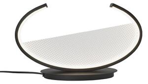 Viokef LED επιτραπέζια λάμπα Adele, ύψος 22 cm, μαύρο, μέταλλο, Μαύρο, Σαλόνι / τραπεζαρία, Αλουμίνιο, σύγχρονο