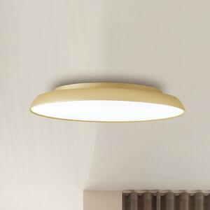 Viokef LED φωτιστικό οροφής Art, Ø 45 cm, κρεμ-χρυσό, μέταλλο, Χρυσό / Ορείχαλκου, Σαλόνι / τραπεζαρία, σύγχρονο