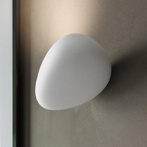 Karman LED εξωτερικός φωτισμός τοίχου Flò λευκό 16 x 12 cm συνθετική ρητίνη IP55, Λευκό, Σαλόνι / τραπεζαρία, Πλαστικό, σχεδιασμός