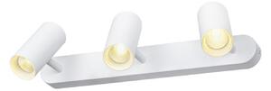 SLV LED σποτ οροφής Noblo, 3.000 K, λευκό, μήκος 40 cm, ρυθμιζόμενος, Λευκό, Σαλόνι / τραπεζαρία, Αλουμίνιο, σύγχρονο