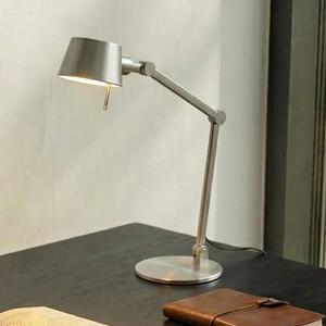 Lucande Επιτραπέζια λάμπα Silka, 93 cm, νικέλιο, ρυθμιζόμενη, E27, Μεταλλικό, Σαλόνι / τραπεζαρία, Μέταλλο, σύγχρονο