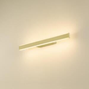 SLV LED φωτιστικό τοίχου μπάνιου One Linear, 52 cm, χρώμα ορείχαλκου, ρυθμιζόμενος, Χρυσό / Ορείχαλκου, Μπάνιο, Αλουμίνιο, σύγχρονο