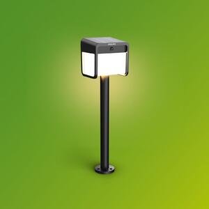 Philips LED ηλιακό φως για στήριξη σε έδαφος Ezra UE, πλαστικό, IP44, Μαύρο, Πλαστικό, σύγχρονο