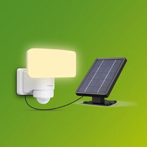 Philips LED ηλιακός προβολέας εξωτερικού χώρου Tylus, λευκός, 3.000 K,, Λευκό, Πλαστικό, Ηλιακά φώτα