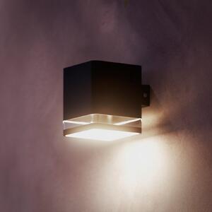 Philips LED ηλιακό φωτιστικό εξωτερικού χώρου Virona, μαύρο, IP44, Μαύρο, Πλαστικό, σύγχρονο, Ηλιακά φώτα