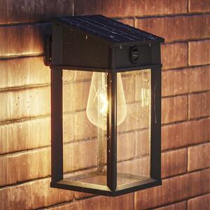 Philips LED ηλιακός λαμπτήρας εξωτερικού χώρου Geri UE αισθητήρας, γωνιακός,, Μαύρο, Μέταλλο