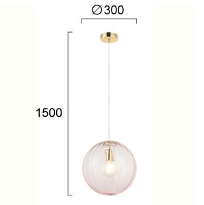 Φωτιστικό Οροφής Μονόφωτο Viokef Diana Pink 4294302