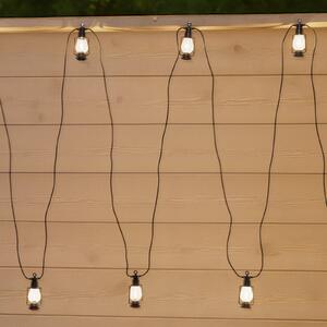 Lamkur Σειρά φωτιστικών LED Garlands, μήκος 1000 cm, μαύρο, 10 φώτα., Μαύρο, Πλαστικό