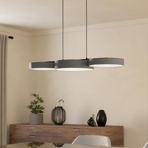 EGLO connect Smart LED κρεμαστή λάμπα Barbano-Z, γκρι, ρυθμιζόμενος, Γκρι, Σαλόνι / τραπεζαρία, Μέταλλο, σύγχρονο