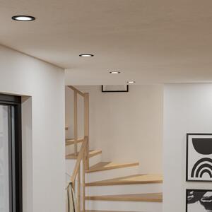 EGLO connect Έξυπνο φωτιστικό LED Carosso-Z, Ø 9cm, μαύρο, ρυθμιζόμενος, Μαύρο, Σαλόνι / τραπεζαρία, Αλουμίνιο, σύγχρονο