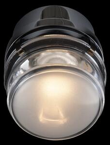 Oluce LED απλίκι τοίχου Fresnel, χρώμα χρώμιο, αλουμίνιο, γυαλί, 2.700 K, Μεταλλικό, Μπάνιο, Μέταλλο, σχεδιασμός