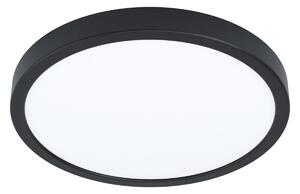 EGLO connect Έξυπνο φωτιστικό LED Fueva 6-Z, μαύρο, Ø27cm, ρυθμιζόμενος, Μαύρο, Σαλόνι / τραπεζαρία, Πλαστικό, σύγχρονο