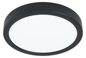 EGLO connect Έξυπνο φωτιστικό LED Fueva 6-Z, μαύρο, Ø21cm, ρυθμιζόμενος, Μαύρο, Σαλόνι / τραπεζαρία, Πλαστικό, σύγχρονο