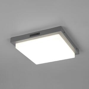 Trio Lighting LED φωτιστικό εξωτερικού χώρου Bermejo, γωνιακό, αισθητήρας, CCT, ανθρακί, Γκρι, Μέταλλο
