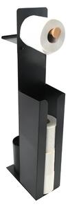 Σταντ Για Χαρτί Υγείας + Πιγκάλ Spirella Black 07490.001