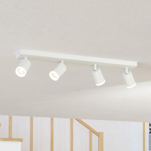 EGLO connect Έξυπνος LED Spot Melitello-Z, 4-φωτεινός, λευκός, ρυθμιζόμενος, Λευκό, Σαλόνι / τραπεζαρία, Αλουμίνιο, σύγχρονο