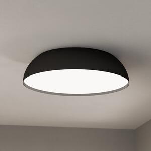 EGLO connect Έξυπνο φωτιστικό οροφής LED Tollos-Z, Ø 55 cm, ρυθμιζόμενος, Μαύρο, Σαλόνι / τραπεζαρία, Αλουμίνιο, σύγχρονο