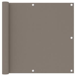 Διαχωριστικό Βεράντας Taupe 90 x 500 εκ. Ύφασμα Oxford - Μπεζ-Γκρι