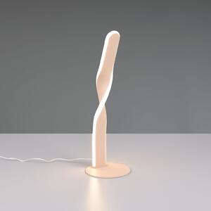 Reality Leuchten LED επιτραπέζια λάμπα Ginko, άμμος, μέταλλο, ύψος 40,5 cm, Μπεζ, Σαλόνι / τραπεζαρία, Μέταλλο, σύγχρονο