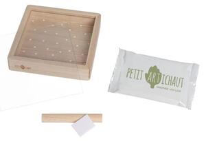 Κορνίζα Τοίχου Αποτύπωμα (15x15x3) Petit Artichaut Pretty Hearts PA1601
