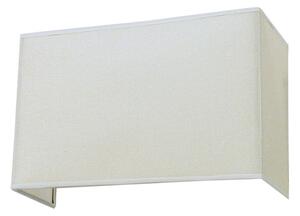 Απλίκα Τοίχου Heronia Παραλληλόγραμμη 14-0338 Λευκό/Κρεμ