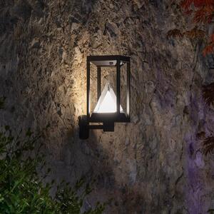 OSRAM SMART+ LED ηλιακό φωτιστικό εξωτερικού χώρου ALPS, μαύρο αισθητήρα, ρυθμιζόμενος, Μαύρο, Αλουμίνιο, σύγχρονο