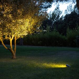 Les Jardins LED-Solar-Strahler OJE, γκρι, ρυθμιζόμενος αισθητήρας φωτός ημέρας,,, Γκρι, Πλαστικό, σύγχρονο, Ηλιακά φώτα