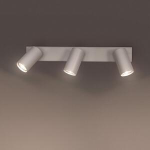 OSRAM Προβολέας οροφής OCTAGON, λευκός, 3 φτερά, GU10-LED 927 dim, ρυθμιζόμενος, Λευκό, Σαλόνι / τραπεζαρία, Μέταλλο, σύγχρονο