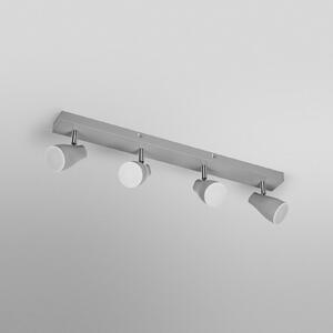 OSRAM Προβολέας οροφής PEAR, γκρι, 4 φλόγες, GU10-LED 2.700 K, Γκρι, Πλαστικό