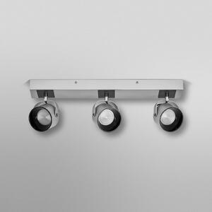 OSRAM LED οροφής Jupiter, 3 φλόγες, ασημί, μέταλλο, Μεταλλικό, Σαλόνι / τραπεζαρία, Μέταλλο, σύγχρονο