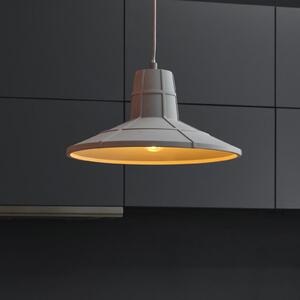 OSRAM Κρεμαστή λάμπα CONCRETE SALA, γκρι, Ø 32 cm, σκυρόδεμα, E27, ρυθμιζόμενος, Γκρι, Σαλόνι / τραπεζαρία, Σκυρόδεμα, Νεανική διαβίωση