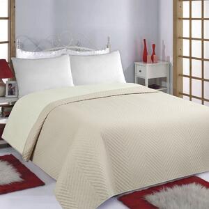 Κουβερλί King Size (240x260) 2 Όψεων Silk Fashion Bones Beige-Ivory