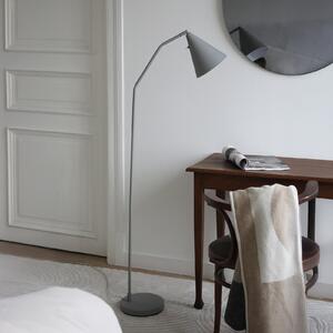 Markslöjd LED-Standleuchte Funil, γκρι, μέταλλο, ρυθμιζόμενη ένταση φωτισμού, ρυθμιζόμενος, Γκρι, Σαλόνι / τραπεζαρία, Μέταλλο, σύγχρονο