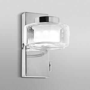 OSRAM LED απλίκα ORBIS FLAME, χρώμιο, μέταλλο, IP44, CCT, Μεταλλικό, Μπάνιο, Μέταλλο, σύγχρονο