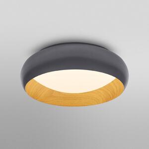 OSRAM LED οροφής ORBIS LIVIA, Ø 30 cm, γκρι, μεταλλικό dim, ρυθμιζόμενος, Γκρι, Σαλόνι / τραπεζαρία, Μέταλλο, σύγχρονο