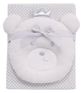 Κουβέρτα Πικέ Αγκαλιάς (75x100) + Λούτρινο Das Home Baby 4958 Grey