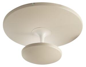 Fabas Luce Φωτιστικό οροφής LED Conrad, χρώμα άμμου, Ø 50 cm, μέταλλο, ρυθμιζόμενο, ρυθμιζόμενος, Μπεζ, Σαλόνι / τραπεζαρία, Μέταλλο, σύγχρονο