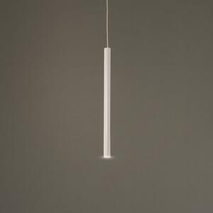 Argon LED κρεμαστή λάμπα Rulo, μπεζ, ατσάλι, Ø 3,2 cm, Μπεζ, Σαλόνι / τραπεζαρία, Μέταλλο