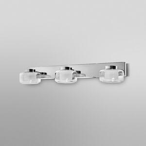 OSRAM LED-Wandleuchte ORBIS FLAME, χρώμιο, 3-φωτιστικά, CCT, IP44, Μεταλλικό, Μπάνιο, Μέταλλο, σύγχρονο