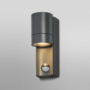 OSRAM Λάμπα εξωτερικού τοίχου με αισθητήρα ENDURA CLASSIC ISIDOR σκούρο γκρι, ρυθμιζόμενος, Γκρι, Αλουμίνιο, σύγχρονο