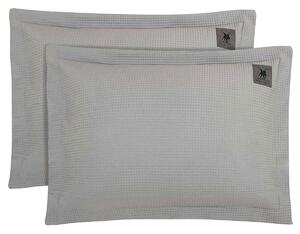 Ζεύγος Μαξιλαροθήκες Καπιτονέ (50x70) Greenwich Polo Club 3496 Grey