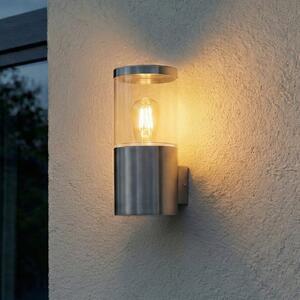 OSRAM Εξωτερικός φωτισμός τοίχου ENDURA CLASSIC EBRO, ανοξείδωτο ατσάλι, IP44, ρυθμιζόμενος, Μεταλλικό, Ανοξείδωτος χάλυβας, σύγχρονο
