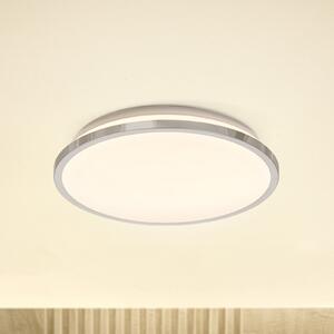 OSRAM LED φωτιστικό οροφής BATHROOM, χρώμιο, Ø 30 cm, IP44, CCT, Μεταλλικό, Μπάνιο, Αλουμίνιο, σύγχρονο