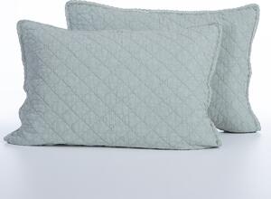 Ζεύγος Μαξιλαροθήκες Καπιτονέ (52x72) Nef-Nef Homeware Serenity Bruno Mint