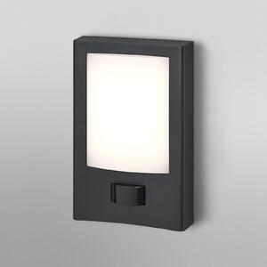 OSRAM LED αισθητήρας εξωτερικού τοίχου ENDURA STYLE ENTRANCE γραφίτη, Γκρι, Αλουμίνιο, σύγχρονο