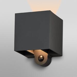 OSRAM LED μπαταρία εξωτερική λάμπα τοίχου ENDURA STYLE αισθητήρας γραφίτη USB, Γκρι, Πλαστικό, σύγχρονο