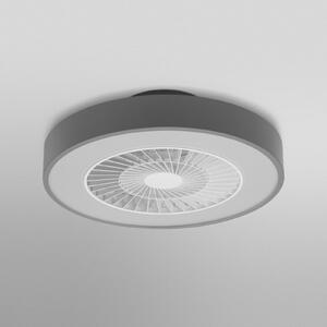 OSRAM SMART+ WiFi LED ανεμιστήρας οροφής CYLINDER, γκρι, αθόρυβος, ρυθμιζόμενος, Γκρι, Σαλόνι / τραπεζαρία, Πλαστικό, σύγχρονο