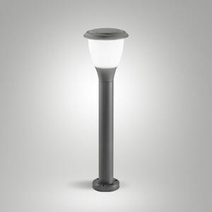 Fabas Luce Φωτιστικό διαδρόμου Thiago, 60 cm, σκούρο γκρι, μέταλλο, E27, IP65, ρυθμιζόμενος, Μαύρο, Αλουμίνιο, σύγχρονο